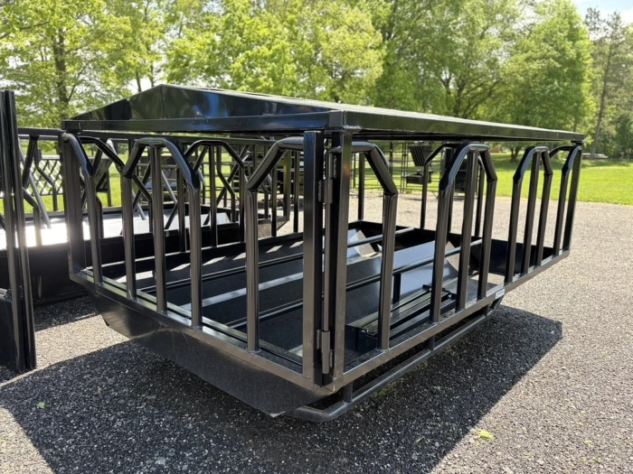 W1139: Horse Round Bale Feeder (with roof) - Image 4